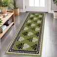 thumbnail image 1 of 2x6 FT Kitchen Runner Rugs Non Skid Washable, Faux Wool Rug Runners for Hallways Bathroom Carpet Runner, Soft Indoor Modern Floor Rug for Entryway Laundry Room, 1 of 11