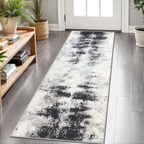 2x6 FT Kitchen Runner Rugs Non Skid Washable, Faux Wool Rug Runners for Hallways Bathroom Carpet Runner, Soft Indoor Modern Floor Rug for Entryway Laundry Room