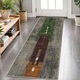 thumbnail image 1 of 2x6 FT Kitchen Runner Rugs Non Skid Washable, Faux Wool Rug Runners for Hallways Bathroom Carpet Runner, Soft Indoor Modern Floor Rug for Entryway Laundry Room, 1 of 11