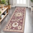 thumbnail image 1 of 2x6 FT Kitchen Runner Rugs Non Skid Washable, Faux Wool Rug Runners for Hallways Bathroom Carpet Runner, Soft Indoor Modern Floor Rug for Entryway Laundry Room, 1 of 11
