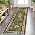 thumbnail image 1 of 2x6 FT Kitchen Runner Rugs Non Skid Washable, Faux Wool Rug Runners for Hallways Bathroom Carpet Runner, Soft Indoor Modern Floor Rug for Entryway Laundry Room, 1 of 11