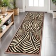 thumbnail image 1 of 2x6 FT Kitchen Runner Rugs Non Skid Washable, Faux Wool Rug Runners for Hallways Bathroom Carpet Runner, Soft Indoor Modern Floor Rug for Entryway Laundry Room, 1 of 11