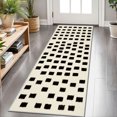 thumbnail image 1 of 2x6 FT Kitchen Runner Rugs Non Skid Washable, Faux Wool Rug Runners for Hallways Bathroom Carpet Runner, Soft Indoor Modern Floor Rug for Entryway Laundry Room, 1 of 11