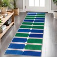 thumbnail image 1 of 2x6 FT Kitchen Runner Rugs Non Skid Washable, Faux Wool Rug Runners for Hallways Bathroom Carpet Runner, Soft Indoor Modern Floor Rug for Entryway Laundry Room, 1 of 11