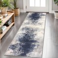 thumbnail image 1 of 2x6 FT Kitchen Runner Rugs Non Skid Washable, Faux Wool Rug Runners for Hallways Bathroom Carpet Runner, Soft Indoor Modern Floor Rug for Entryway Laundry Room, 1 of 11