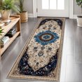 thumbnail image 1 of 2x6 FT Kitchen Runner Rugs Non Skid Washable, Faux Wool Rug Runners for Hallways Bathroom Carpet Runner, Soft Indoor Modern Floor Rug for Entryway Laundry Room, 1 of 11