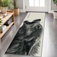 thumbnail image 1 of 2x6 FT Kitchen Runner Rugs Non Skid Washable, Faux Wool Rug Runners for Hallways Bathroom Carpet Runner, Soft Indoor Modern Floor Rug for Entryway Laundry Room, 1 of 11