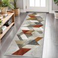 thumbnail image 1 of 2x6 FT Kitchen Runner Rugs Non Skid Washable, Faux Wool Rug Runners for Hallways Bathroom Carpet Runner, Soft Indoor Modern Floor Rug for Entryway Laundry Room, 1 of 11