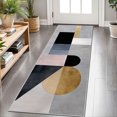 thumbnail image 1 of 2x6 FT Kitchen Runner Rugs Non Skid Washable, Faux Wool Rug Runners for Hallways Bathroom Carpet Runner, Soft Indoor Modern Floor Rug for Entryway Laundry Room, 1 of 11