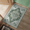 thumbnail image 1 of 2x6 Runner Rug Non Slip Carpet Runners for Hallway 6ft Fall Runner Rugs with Rubber Backing Rug Runner for Kitchen Bedroom Vintage Distressed Rug (Brick Red), 1 of 6
