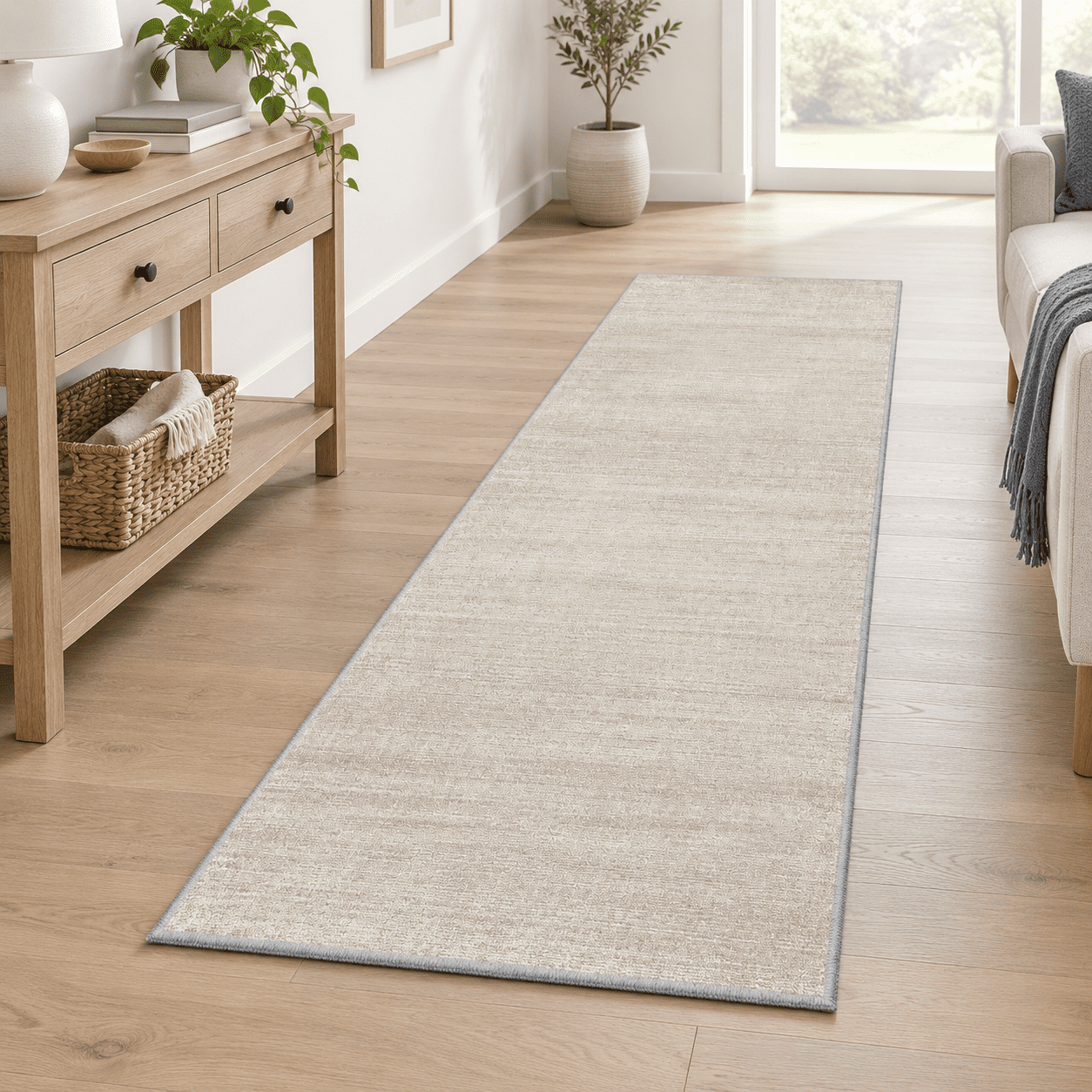 2x6 Runner Rug Non Slip Washable Runners For Hallways Beige - Walmart.com