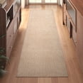 thumbnail image 1 of QiCaiJia 2x6 ft Brown Boho Runner Rugs Mat Non Slip Woven Kitchen Runners for Hallways Washable, Soft Long Entryway Laundry Hall Floor Runner Carpet for Indoor Backdoor Bedroom Kitchen Living Room, 1 of 9
