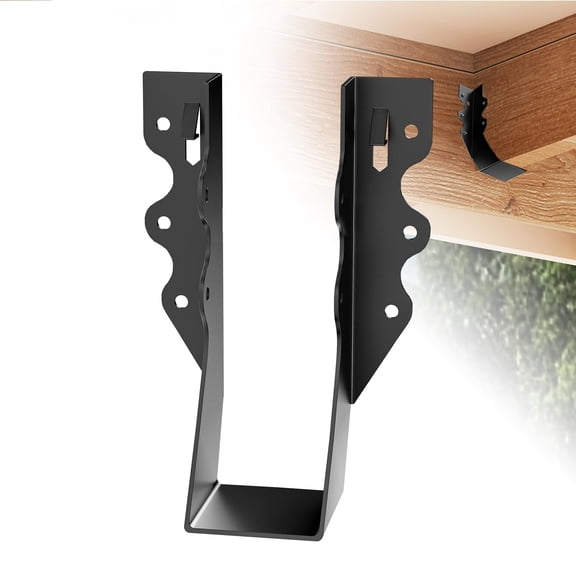 2x6 joist hanger 25pcs Black 18 Gauge Q235B Steel Face Mount Brackets