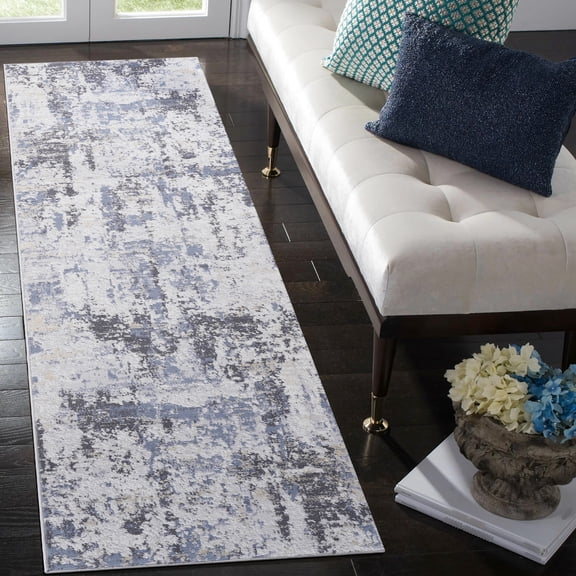 2x8 Grey Area Rug, Stain And Non-shedding For - Offices Rug 2x8, Living Room