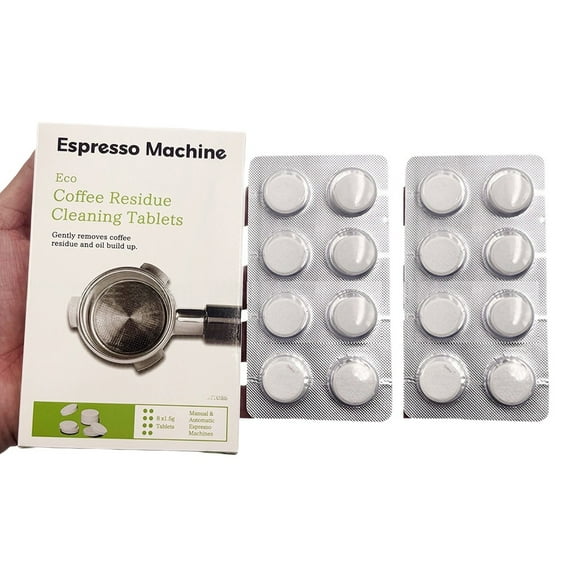 2x8-Pieces (16pcs) Espresso Machine Cleaning Tablets For Breville BES900/BES920/BES980 For Sage Espresso Machine 880/878/875/870