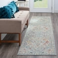 thumbnail image 1 of 2x8 Traditional Silver Runner Rugs for Hallway | Indoor Entry, Entryway, Walkway or Kitchen Rug 2'3'' x 7'10'', 1 of 8