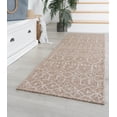 thumbnail image 1 of 2x8 Water Resistant, Indoor Outdoor Runner Rugs for Patios, Hallway, Entryway, Deck, Porch, Balcony or Kitchen | Outside Area Rug for Patio | Taupe, Solid | Size: 2'3'' x 7'3'', 1 of 7