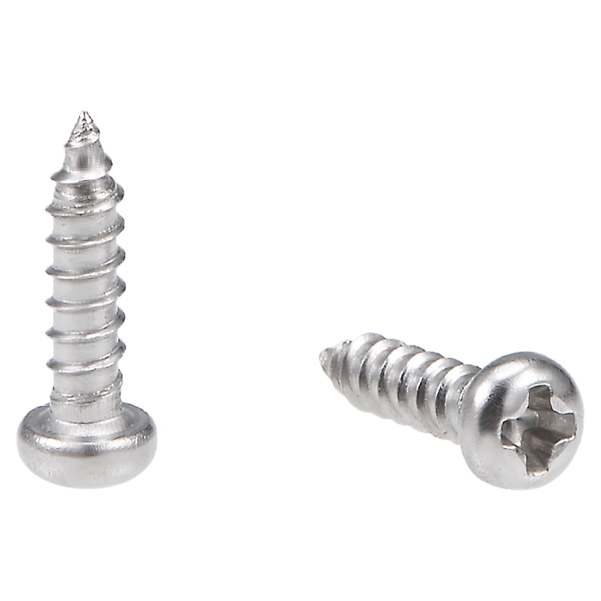 3x12mm Self Tapping Screws Phillips Pan Head Screw 316 Stainless