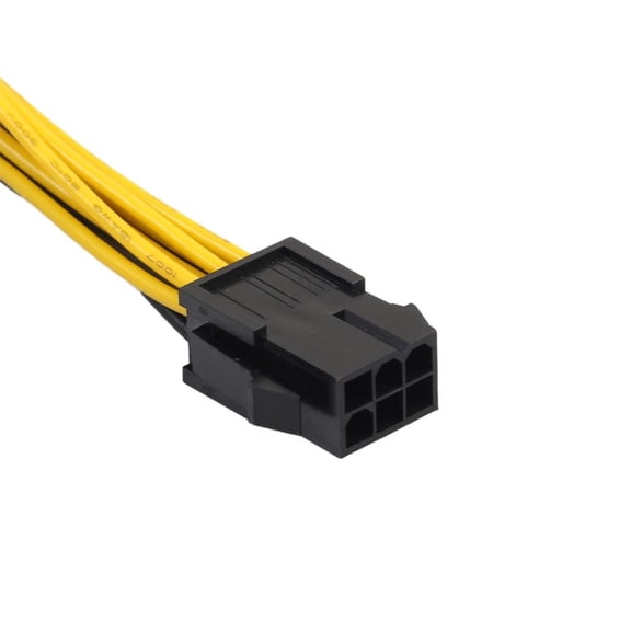 2xPCI-E 6-pin to 2x 6+2-pin (6-pin/8-pin) Power Splitter Cable PCIE