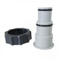 thumbnail image 1 of 2xPortable Pool Hose Adapter Fittings Durable with Collar for Pool, 1 of 8