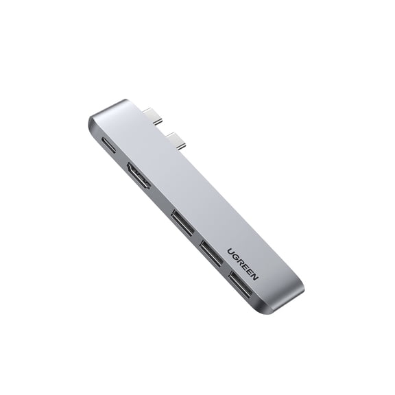 UGREEN 6 in 1 USB C hub, with USB C to HDMI, 4K30Hz, only compatible with Macbook
