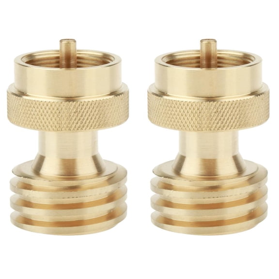 2xUniversal Brass Steel Bottle Tank Adapter Converter