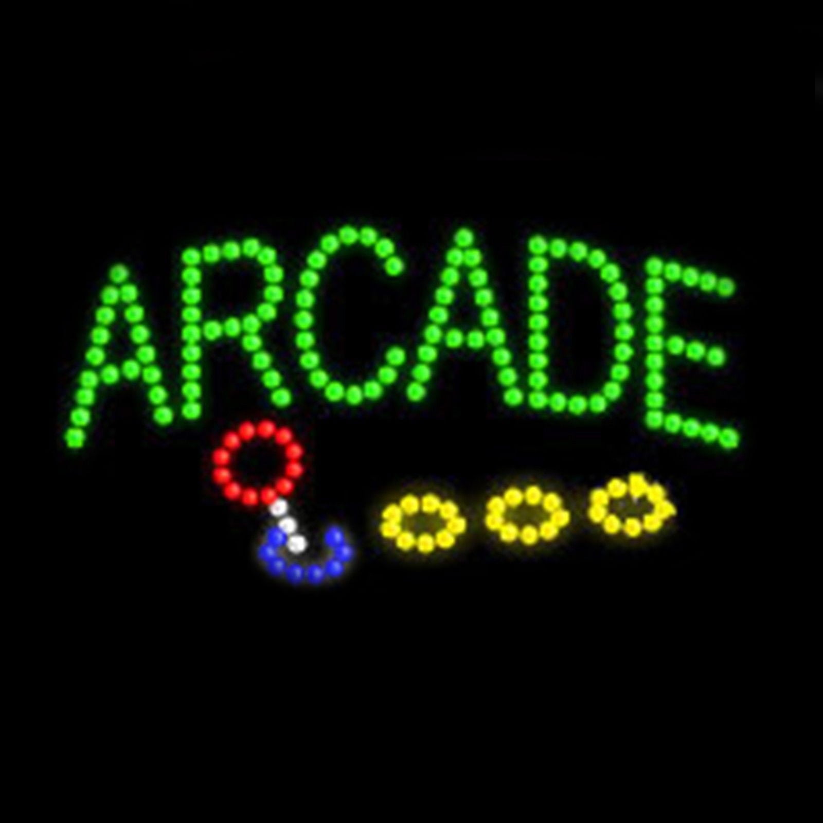 2xhome LED Open Sign – High Visibility, Multi-Color, Animated Neon Light with Motion Effects, On/Off Switch, Chain for Business Displays (19" x 10")