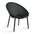 thumbnail image 1 of 2xhome Modern Patio Chairs, Oval Acepulco With Dots Round Shape Contemporary Plastic Armless Dining Accent Chairs for Kitchen Living Room or Outdoor, Set of 1, 1 piece, 1 of 13