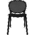 thumbnail image 1 of 2xhome Modern Pool Patio Chair, Contemporary Plastic Armless Dining Accent Side Chair for Indoor or Outdoor Use, Black, Set of 1, 1 piece, 1 of 11
