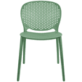 thumbnail image 1 of 2xhome Modern Pool Patio Chair, Contemporary Plastic Armless Dining Accent Side Chair for Indoor or Outdoor Use, Green, Set of 1, 1 piece, 1 of 11