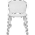 thumbnail image 1 of 2xhome Modern Pool Patio Chair, Contemporary Plastic Armless Dining Accent Side Chair for Indoor or Outdoor Use, White, Set of 1, 1 piece, 1 of 11