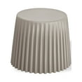 thumbnail image 1 of 2xhome Modern Stackable Stool Chair | Versatile Plastic Molded Coffee Table Ottoman | Weather Resistant for Indoor Outdoor Use, Gray, Set of 1, 1 piece, 1 of 8