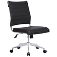 thumbnail image 1 of 2xhome PU Leather Mid Back Task Chair with Adjustable Height Lumbar Support, Multiple Colors, Set of 1, 1 piece, 1 of 12