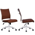 thumbnail image 1 of 2xhome Set of 2 PU Leather Mid Back Task Chair with Adjustable Height Lumbar Support, Multiple Colors, 1 of 14