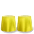 thumbnail image 1 of 2xhome Set of 2 Stackable Plastic Dining Chairs Stool No Back Backless For Kitchen Patio Living Room Accent Outdoor Bedroom Storage, Yellow, 1 of 7