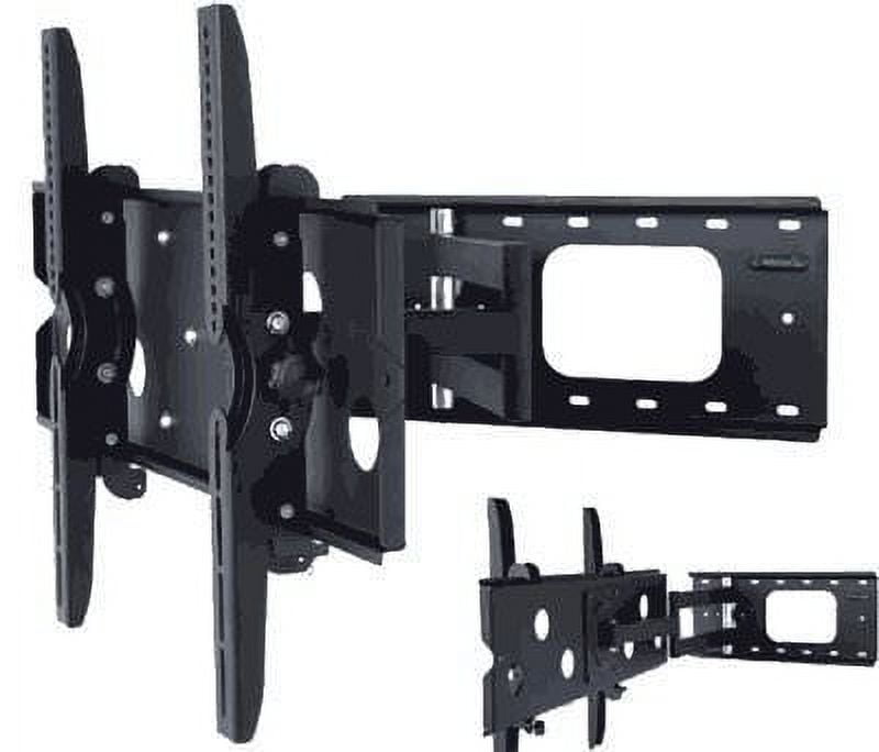2xhome - Universal TV Wall Mount Tilt and Swivel Full Motion Articulating Single Arm Extended Arm for 35" 40" 45" 50" 60" 65" 70" 75"