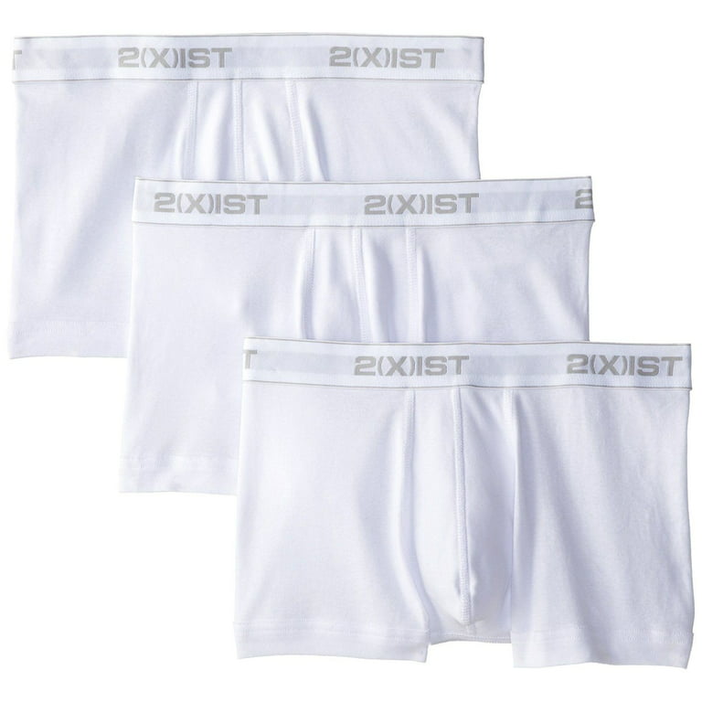 2xist Essential Range 3-Pack No Show Trunks - 3102033303-XL-White