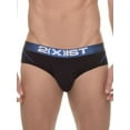 thumbnail image 1 of 2xist Mens No-Show Solid Briefs Red S, 1 of 6