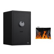 3.0 Cu.Ft Digital Home Safe with Fire Bag, Fingerprint Lock & Drawer