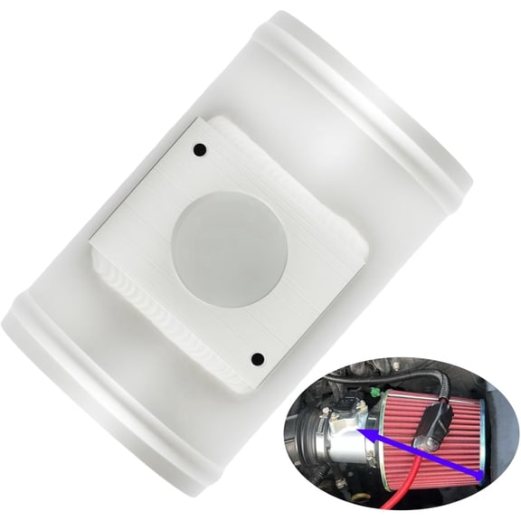 3.0 Inch (76mm) Aluminum MAF Mass Air Flow Sensor Adapter Intake Meter Mount for Mitsubishi Performance Cars SUV