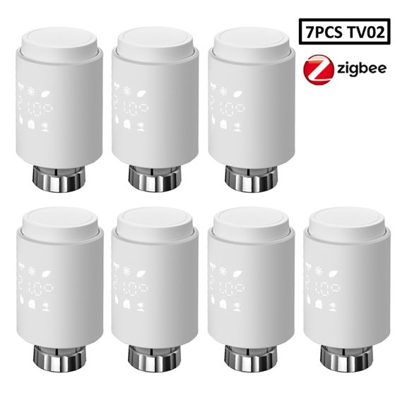 3.0 Smart WIFI Thermostatic Radiator Valve Actuator TRV Programmable Temperature Controller ,Easy to Operate