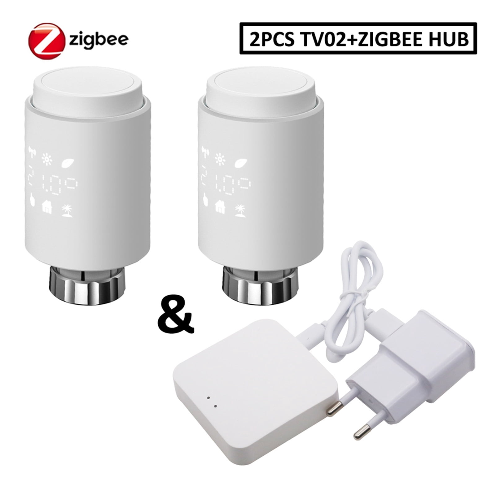 3.0 Smart WIFI Thermostatic Radiator Valve Actuator TRV Programmable ...