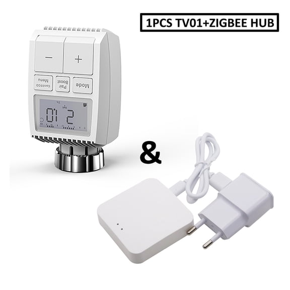 3.0 Smart WIFI Thermostatic Radiator Valve Actuator TRV Programmable Temperature Controller ,Easy to Operate