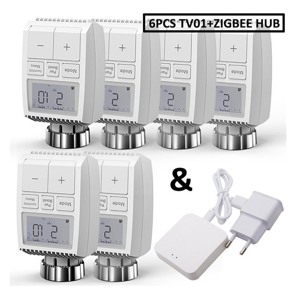 3.0 Smart WIFI Thermostatic Radiator Valve Actuator TRV Programmable Temperature Controller