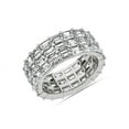 thumbnail image 1 of 3.00 Ct Clarity VS1 Color F-G Baguette Natural Diamond Stunning Engagement Eternity Band for Women Solid 950 Platinum Size 7.5, 1 of 8