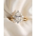 3.00 Ct Oval-Cut Lab Created Diamond Bridal Band Ring Set 14k Yellow ...