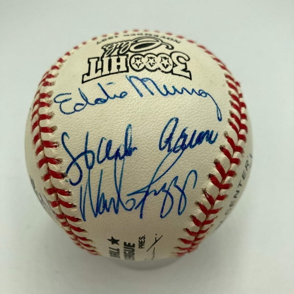 3,000 Hit Club Signed Baseball 17 Sigs Willie Mays Hank Aaron Stan Musial JSA
