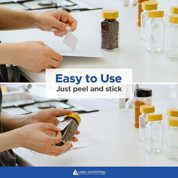 3,000 Label Outfitters 1 x 2 5/8 Printable Fluorescent Neon Yellow Address Labels 100 Sheets