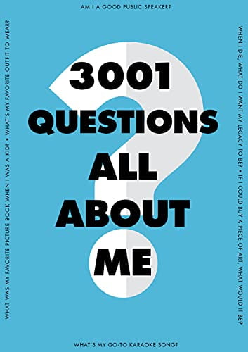 Pre-Owned 3,001 Questions All about Me (Paperback) by Editors of Chartwell Books