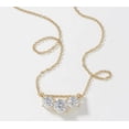 thumbnail image 1 of 3.00CT Round Lab Created Diamond Pendant 14K Yellow Gold Plated Silver, 1 of 1